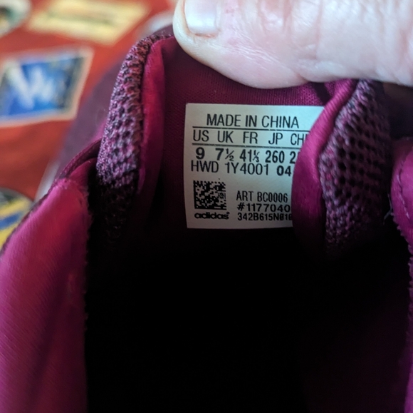 SUPER CUTE LIKE NEW WOMENS ADIDAS SIZE 9 TENNIS SHOES NEO CLOUD FOAM MEMORY - Picture 4 of 5